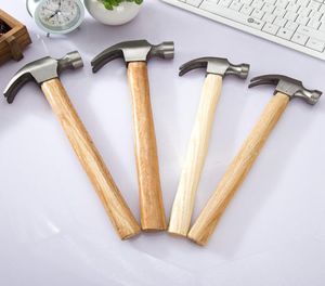 290mm320mm High Quality Natural Wood Handle Steel Claw Hammer Multifunction Safety Outdoor Home Decoration Hammer1694604