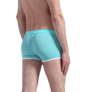 Men Nylon Sexy Underpants Shorts Sex B Boxer Underwear Novelty U Convex Pocket Designer Comfort Men's Boxers New Style Panties oxer 's oxers