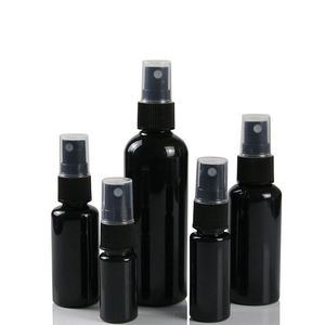 10 20 30 50ML Black Refillable Fine Mist Spray Bottle Perfume Sprayer Bottles Cosmetic Atomizers PET Orceo Lepaq