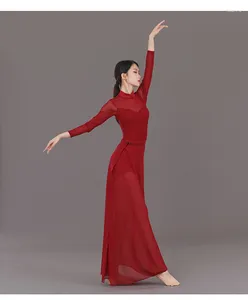 Сценическая одежда, сплошной цвет, танцевальная одежда, китайский костюм на Хэллоуин, латинские женские сетчатые лоскутные современные платья, классические Cheongsams