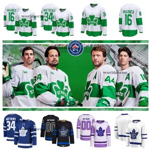 34 Auston Matthews Hockey-Trikot 16 Mitchell Marner „Toronto“ Maple Leaf enthüllt Aktualisierte St. Patsjerseys Nylander Ryan Reaves Morgan Rielly Max Domi Tyler Bertuzzi John