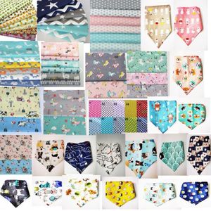 120st Lot Dog Apparel Special Making Puppy Pet Bandanas Collar Scarf Bow Tie Cotton Supplies Y69195D