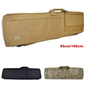 Sacos 85cm 100cm militar rifle camo saco arma carry caso tático tiro caça acessórios do exército airsoft paintball bolsa de ombro