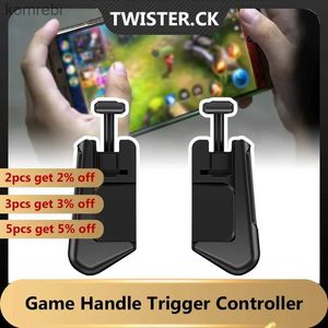 Game Controllers Joysticks Mobile Game Auxiliary Handle Trigger Controller Ergonomic Gamepad Compatible for iOS Android Portable Phone Holder Universal L24312