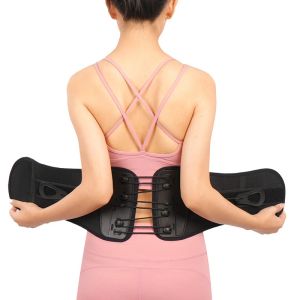 Kleider Neues Design Riemenscheibensystem Orthopädische Haltungskorrektur Untere Rückenstütze Lendenmuskelband Schutzausrüstung Taille Gym Stützgürtel