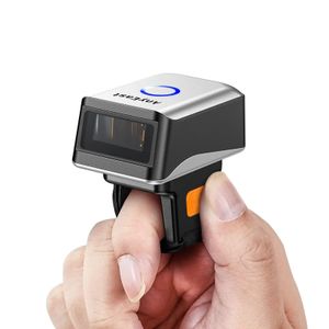 Wearable Mini 1D Ring streckkodsscanner 24G Wireless Bluetooth USB Wired 3in1 Code Reader Laser Bar Scanners 240229