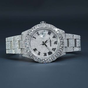 Make a statement with our high quality diamond studded stainls steel watch dign specifically for men seeking refined style