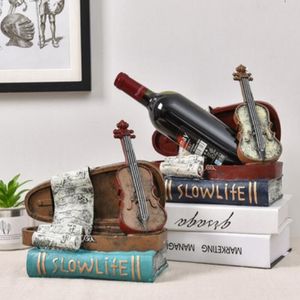 American Creative Red Wine Shelf Home Decorations Ornament Landsbygdsstil vardagsrum Vinskåp Vin Display Rack270D