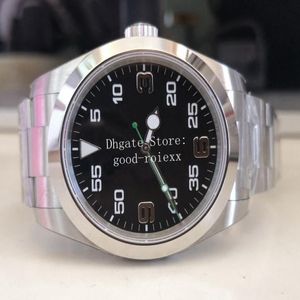 7 스타일 40mm 남자 자동 시계 남성 시계 녹색 크리스탈 아시아 2813 운동 BP 스틸 에어 사파이어 킹 최상급 BPF WR255H