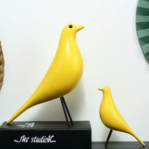 Nordic Ins Simulation Bird Home Decoration الحلي المزيفة غرفة المعيشة الطائر الخزانة Eames Bird Creative Decoration157d