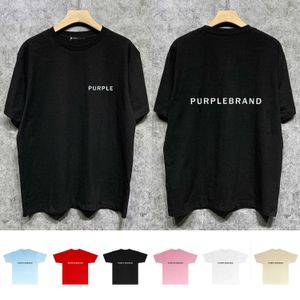 長期トレンディブランドパープルブランドTシャツ短袖Tシャツシャツrirg