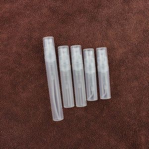 50 x 2ml 3ml 5 ml puste plastikowe butelki perfum mgły sprayowe napełnienie butelka Mała testowa próbka pojemnik na fiolkę Atomizer perfumy IUJWH