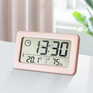 Outros relógios Acessórios ChuHan Relógio Digital Termômetro Higrômetro Medidor LED Indoor Eletrônico Monitor de Umidade Relógio Relógios de Mesa para HomeL2403