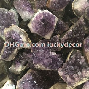 1000G górny Urugwaj ametyst kwarc Geode Próbka mineralna losowa nieregularna surowa surowa szorstka czakra leczenie fioletowe krystaliczne gemsto184z