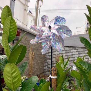 Garden Decorations Windmill Bird Repellent Pinwheels Home Lawn Decoration Repeller