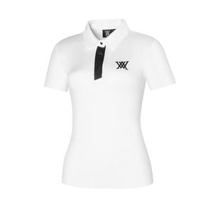 봄/여름 새 골프 야외 스포츠 셔츠 빠른 건조 통기성 폴로 셔츠 여자 다목적 짧은 슬리브 티셔츠 편안한 대비 색상 탑