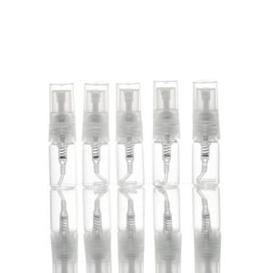 2 ml återfyllningsbar atomizer 2cc mini eterisk olja parfym prov tom pump spray glasflaska jedqp vupef