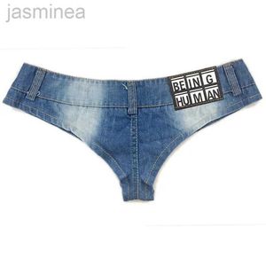 Women's Shorts Beach Denim Thong Shorts Young Girls Sexy Nightclub Short Jeans Disco Pole Dance Hotpants Shorts ldd240312
