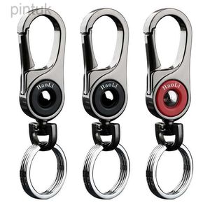 Anahtarlıklar Landards Titanyum Karabiner Anahtar Klip EDC Key Ring Döngü Kancası Titanyum Araba Kilitlik Yaratıcı Tirbuşon Keychain Kolye Hediyesi Man için LDD240312