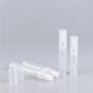 1000pcs 2ml 3ml 4ml 5ml 미니 플라스틱 스프레이 향수 병 보충 가능한 오일 병 분무기 화장품 컨테이너 Vismq