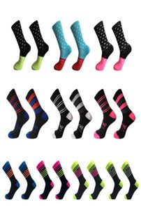 Skyknight Stripe Cycling Socks Prossight Sport Socks通気性自転車ソックスアウトドアレーシング3871239