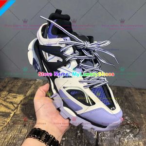 Designer Triple-S Track 3.0 Casual Shoes Sneakers Black Green Transparent Nitrogen Crystal Outsole 17Fw Running Shoes Mens Womens Outdoor Trainers 421 438