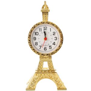 Andra klocktillbehör Vintage Alarm Clock Eiffel Tower Statue Operated France Landmark figur Paris Souvenir Giftl2403