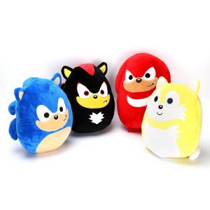 Atacado Anime sonic Hedgehog brinquedo de pelúcia Brinquedo de pelúcia para crianças Companheiro de jogos Empresa Presente de atividade Sofá Almofadas Decoração de casa