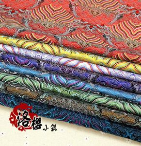 Çin eski ipek saten brokar cos bebek giyim kostüm elbisesi kimono yastık yastık dalgası damask fabric7461240