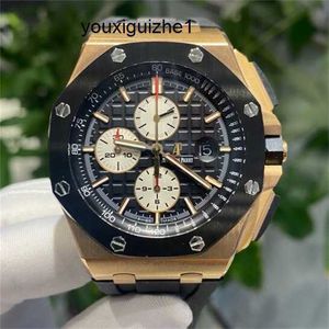 Brand Tactical AP Watch Royal Oak Offshore Series Mens Watch Second Hand Watch Luxury Watch Rose Gold 26401ro.oo.A002CA.01
