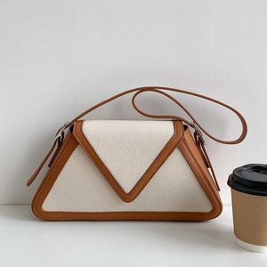 Hbp bolsa feminina com alça de ombro, sem marca, moda feminina, costura, couro pu, simples, coreana