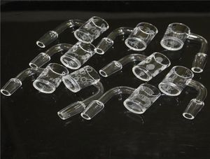 30pcs Quartzbanger Sundries Sandblasted Quartzbangers Fited Dentive Quartz Gwóźdź do szklanych platform Bong Dab DHL1128169