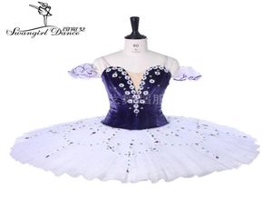 Dark Purple Fairy Tutu Women Professional Ballet Tutu Ballerina naleśnik Taler Platter klasyczny Balet Ballet BT92797355612