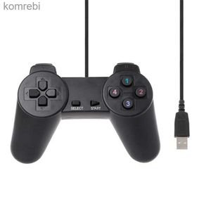 Kontrolery gier joysticks USB 2.0 Gamepad Gaming Joystick przewodowy kontroler gier na laptop komputer komputer PC L24312