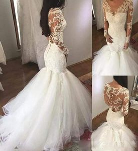 2020 Women039S Luxury Halter Mermaid Bridal Dress Wedding Gown With Sleeves Beaded Lace Bridal Gown Mermaid Wedding Dresses Ves9514256