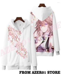 Men039s hoodies roupas de marca genshin impacto yae miko impressão 3d moda winer terno roupas esportivas jovem kawaii feminino com capuz 7318749