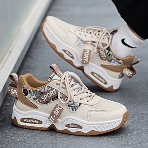 Sports and leisure shoes Men Basketball Shoes leather material Rotating buttons Gold Khaki Orange Peach Pink Breathable Brown Taxi University sneakers