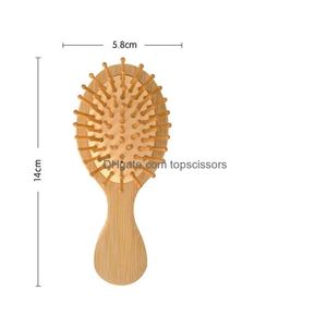 Hair Brushes Air Cushion Comb Hairdressing Wood Mas Hairbrush Drop Delivery Products Care Styling Tools Dh8Sh