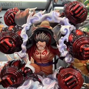 Anime Manga Luffy One Piece Figure Gear 4 Monkey D. Luffy Action Figures Sky Painting Anime PVC Collection Statue Model Ornamen Toys Gifts 24329