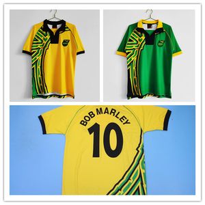 1998 Jamaica Jersey Yellow Home Fonts Gardner Whitmore Retro Soccer Jersey Arle Dody Football Shirt Men Shirts Football Team Mundur