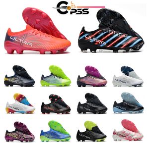 Fotbollsskor ultra 13 City FG Cleats Crampons de Soccer Cleat Scarpe Calcio Breattable Neymar JR High Boots Cleats Storlek 39-45