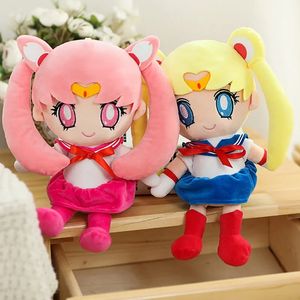 Atacado bonito Sailor Moon brinquedos de pelúcia jogos infantis playmates presentes de feriado decoração de quarto máquina de garra prêmios aniversário de criança presentes de natal