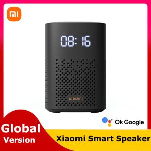 Controle versão global xiaomi alto-falante inteligente controle ir wifi controle de voz casa inteligente led relógio digital tocar música controle remoto inteligente