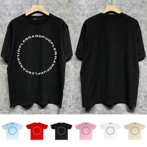 長期トレンディブランドパープルブランドTシャツ短袖Tシャツシャツshirtv418