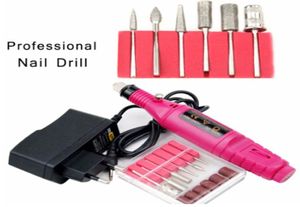 Professionella elektriska nagelborrbitar Set Mill Cutter Machine för Manicure Nail Tips Manicure Electric Nail Pedicure File Nails6253446