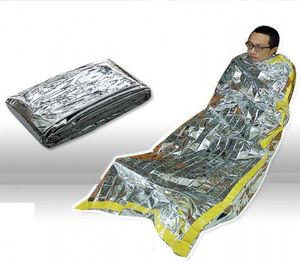 Açık Mekan Sıcak Çadır Tut Kış Koruma Alanı Acil Uyku Tulumu Pet Film Zarf Tip Toz Geçirmez Battaniye Taşınabilir 4 5ZS B7201093