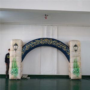 Arco de árvore inflável de 8 mW (26 pés) com soprador para enfeite de primavera, decorações de Natal, família americana