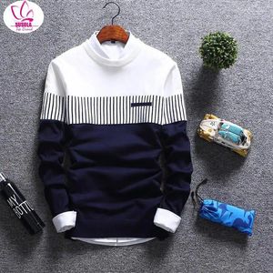 Men's Sweaters SUSOLA Korean Trend Pullover Sweater Jumper Men Knit Coat Long Sleeve Lady