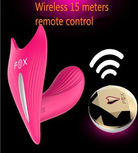 FOX Remote Vibrator USB Charged Female Masturbation Strapless Strapon Gspot Dildo Vibrators Adult Erotic Sex Toy for Women7212399