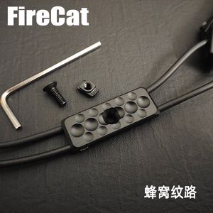 MLOK Keymod Metal TNVC Wire Holder PEQ Laser Hand Electric Mouse Tail Wire Control Cable Card Slot M600M300
